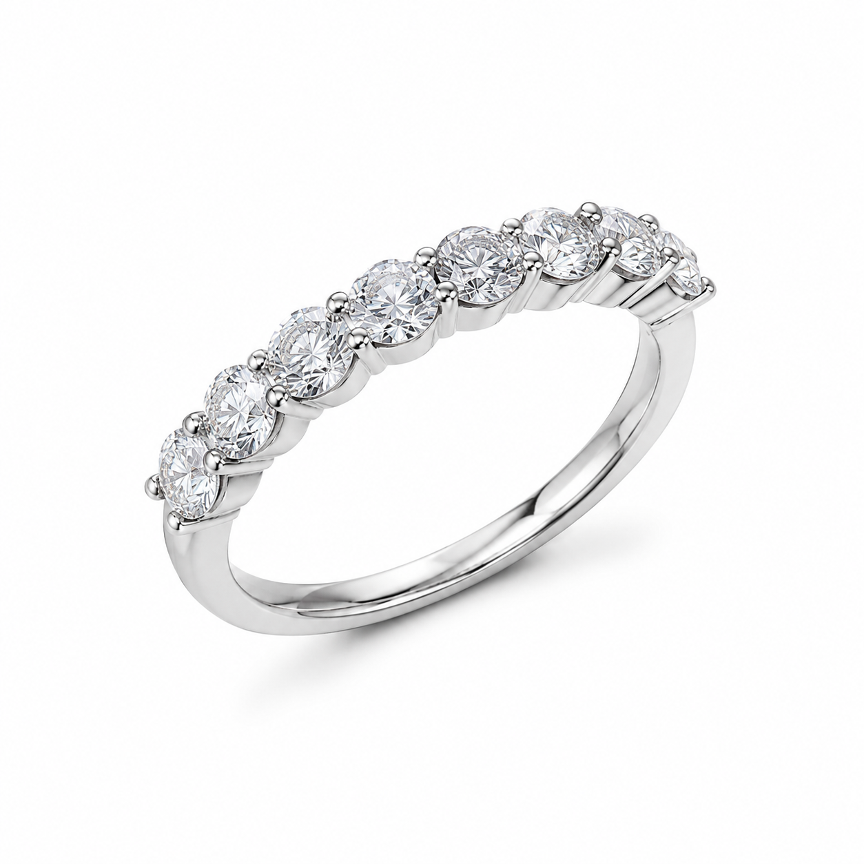 1.5‑Carat Round Lab‑Grown Diamond Ring, PT950 Platinum