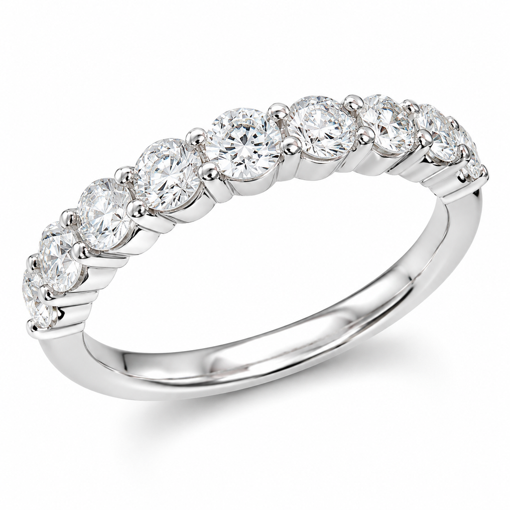 1.5‑Carat Round Lab‑Grown Diamond Ring, PT950 Platinum