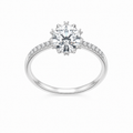 1-Carat Lab-Grown Diamond Pendant Necklace, 950 Platinum
