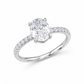 2.32‑Carat Oval‑Cut Diamond Solitaire Ring, PT950 Platinum Band