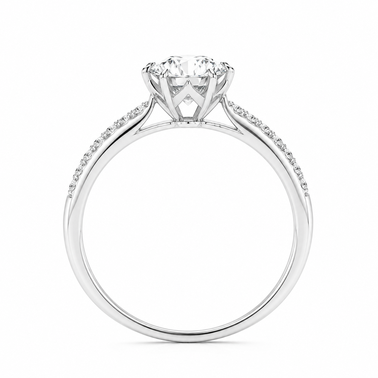 1-Carat Lab-Grown Diamond Pendant Necklace, 950 Platinum