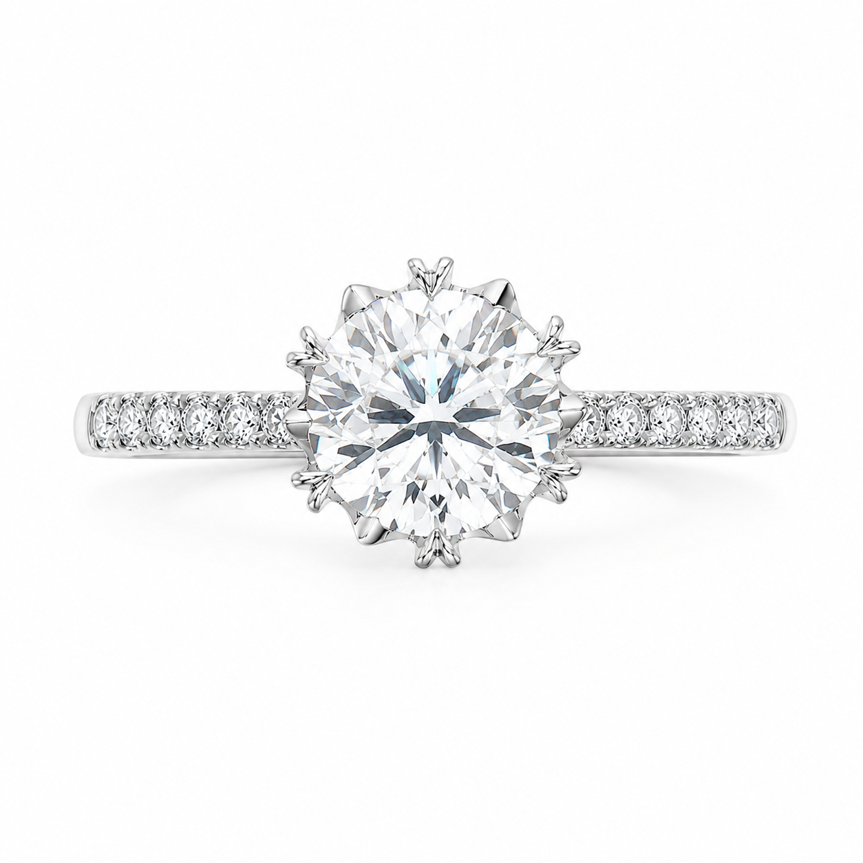 1-Carat Lab-Grown Diamond Pendant Necklace, 950 Platinum