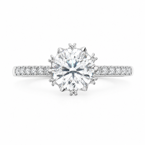 1-Carat Lab-Grown Diamond Pendant Necklace, 950 Platinum