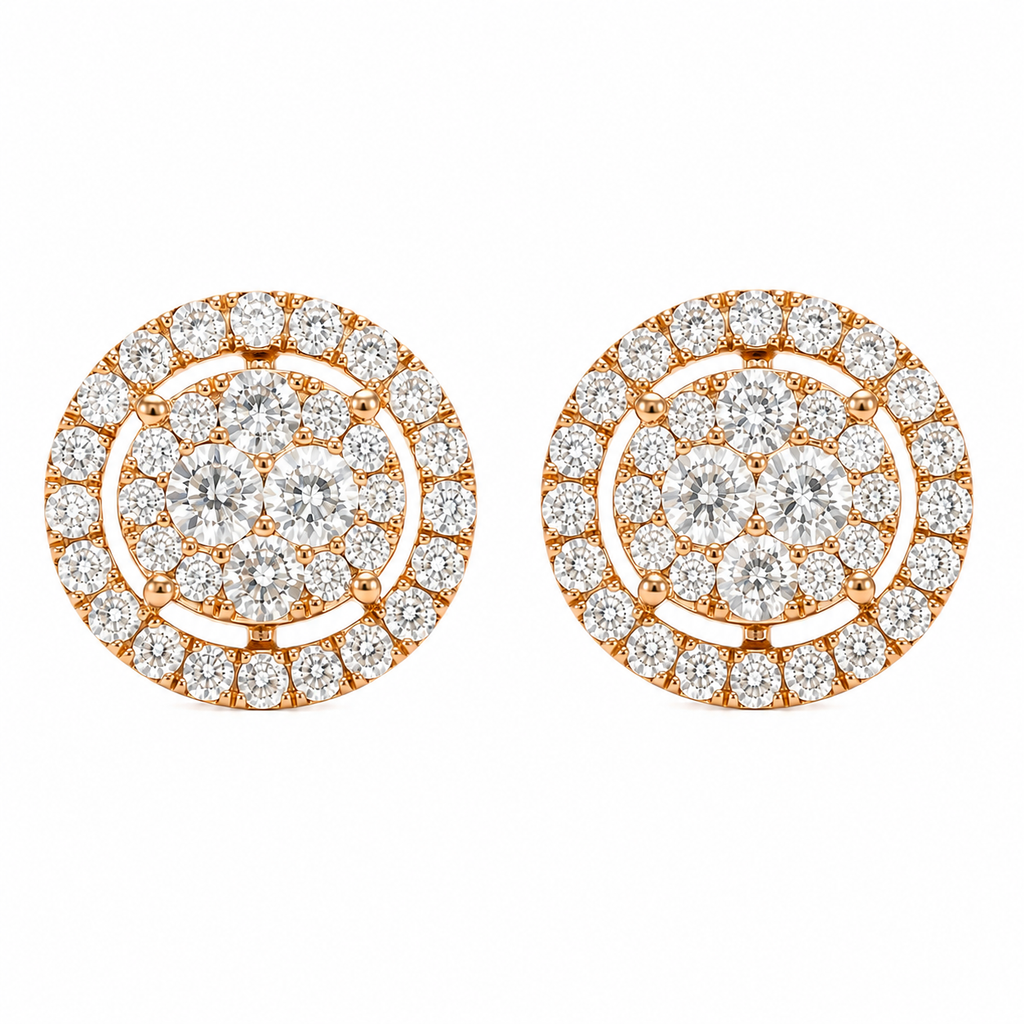 2.75-Carat Lab-Grown Diamond Jewelry Set, 18K Yellow Gold
