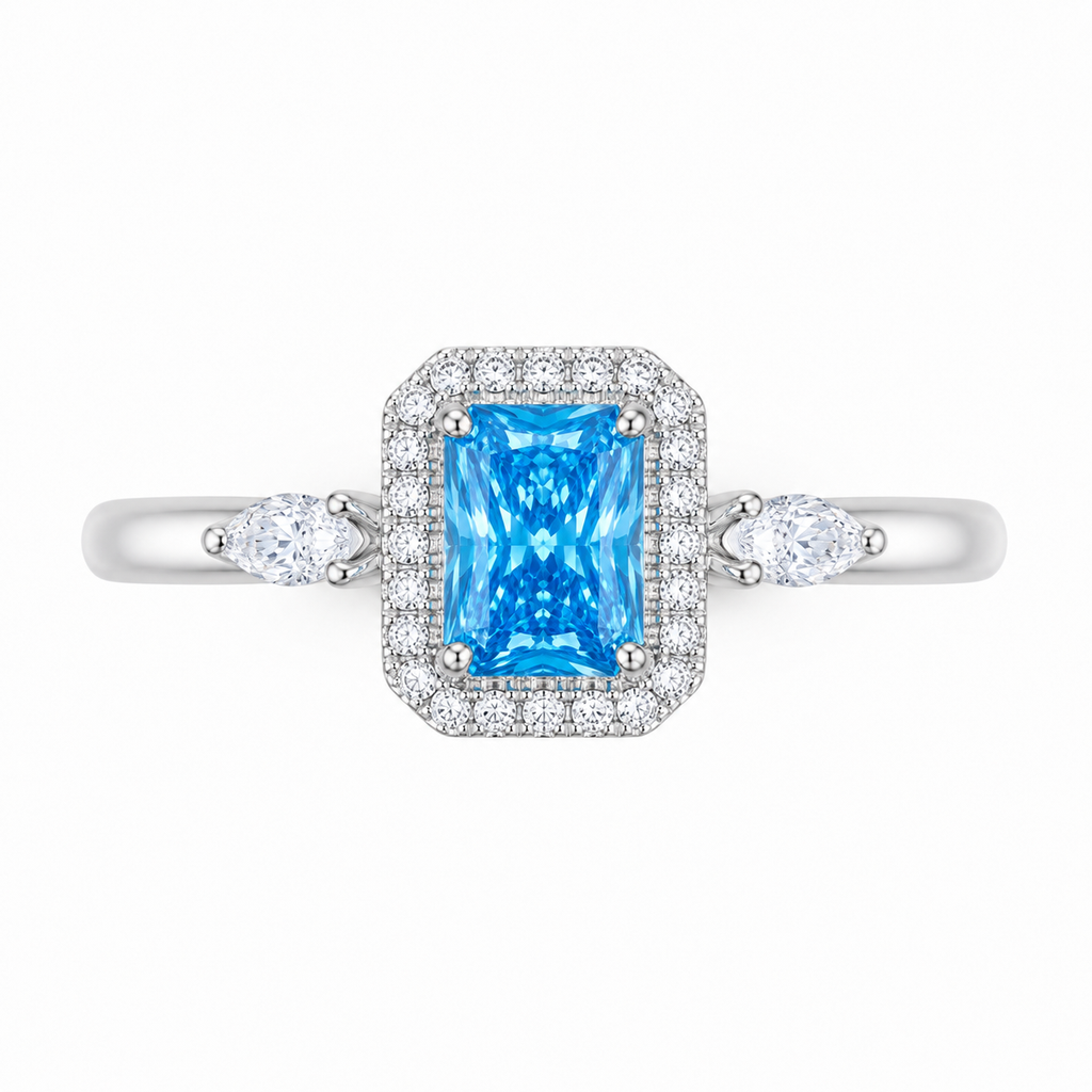 0.72-Carat Lab-Grown Diamond Ring, 950 Platinum