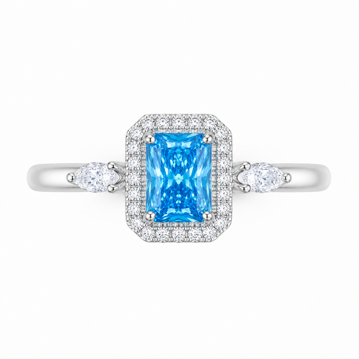 0.72-Carat Lab-Grown Diamond Ring, 950 Platinum