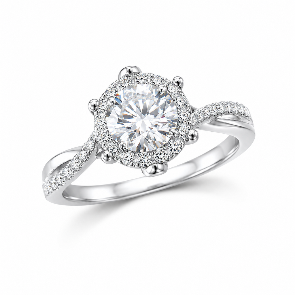 1.12‑Carat Diamond Solitaire Ring, PT950 Platinum Band