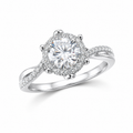 1.12‑Carat Diamond Solitaire Ring, PT950 Platinum Band