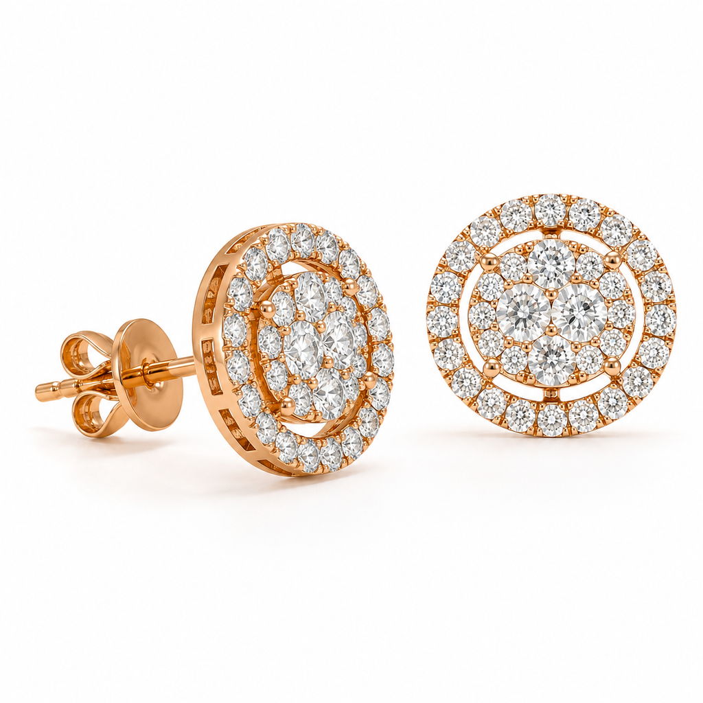 2.75-Carat Lab-Grown Diamond Jewelry Set, 18K Yellow Gold