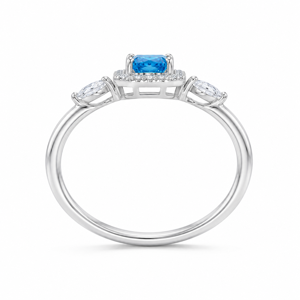 0.72-Carat Lab-Grown Diamond Ring, 950 Platinum