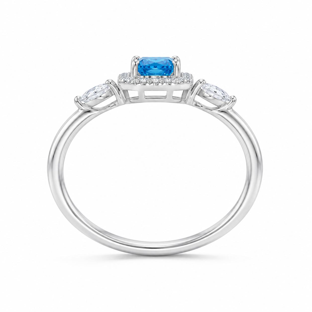 0.72-Carat Lab-Grown Diamond Ring, 950 Platinum