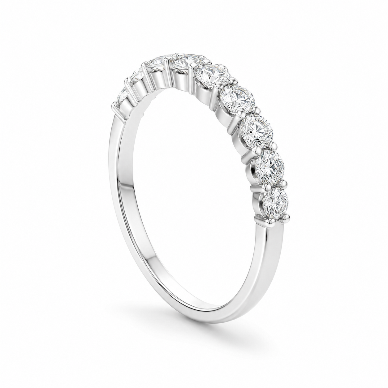 1.5‑Carat Round Lab‑Grown Diamond Ring, PT950 Platinum